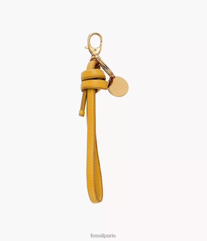 Fossil femmes jaune porte-clés boucle cadeau accessoire 0ZTD41968