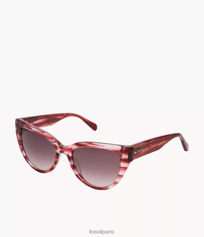 Fossil femmes Bourgogne lunettes de soleil œil de chat norah accessoire 0ZTD42000