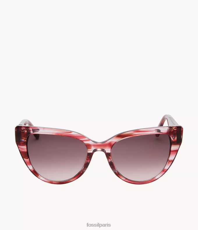 Fossil femmes Bourgogne lunettes de soleil œil de chat norah accessoire 0ZTD42000