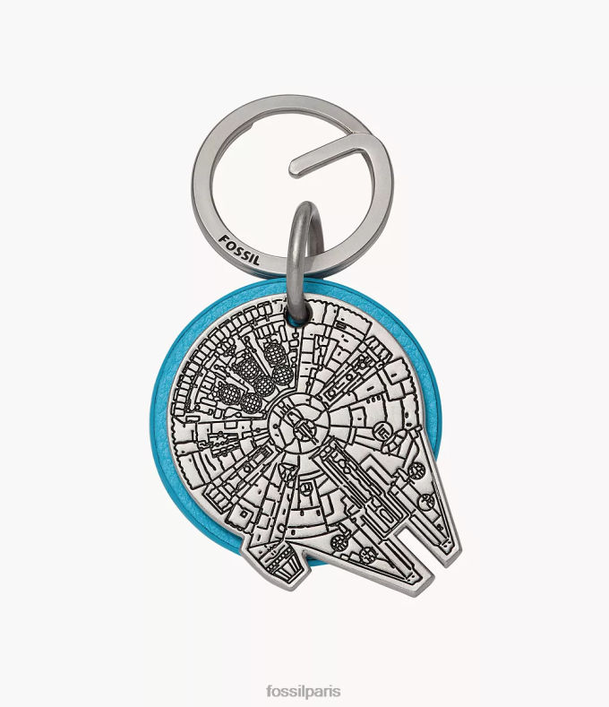 Fossil Hommes bleu porte-clés faucon millénaire star wars accessoire 0ZTD42008