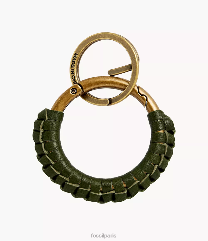 Fossil Hommes olive porte-clés accessoire 0ZTD42067