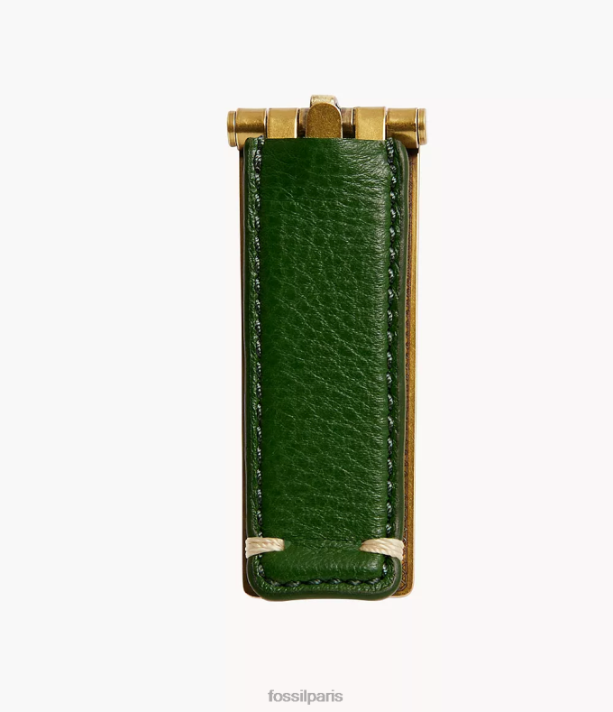 Fossil Hommes vert pince à billets cadeau accessoire 0ZTD42040