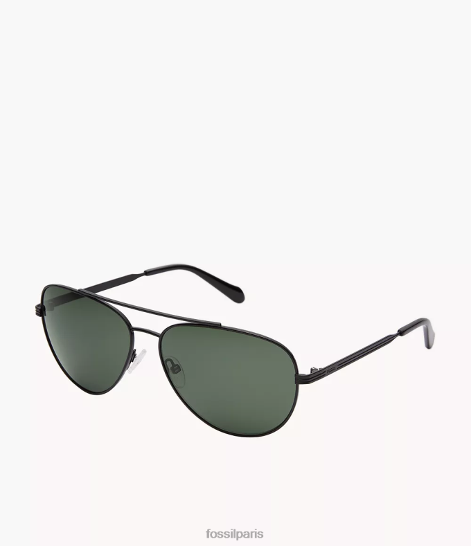 Fossil Hommes vert lunettes de soleil aviateur Langley accessoire 0ZTD42011