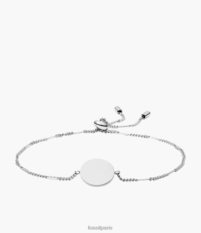 Fossil femmes acier inoxydable bracelet disque de voie bijoux 0ZTD41009
