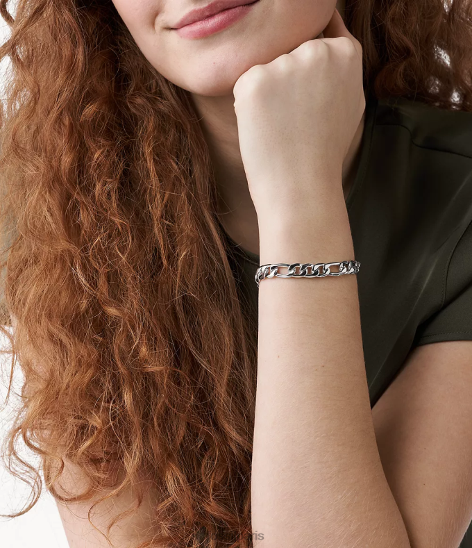 Fossil femmes argenté Rowan oh si charmant bracelet chaîne en acier inoxydable bijoux 0ZTD41161