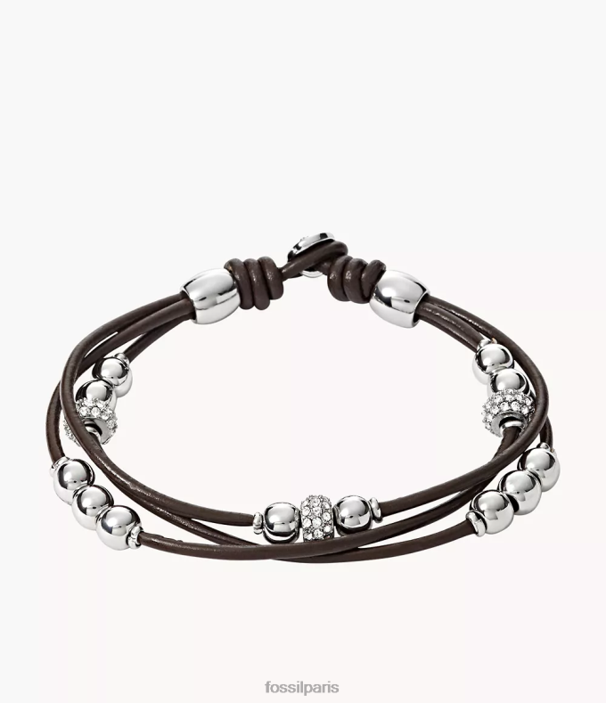 Fossil femmes brun bracelet sadie rondelle pour poignet bijoux 0ZTD4972
