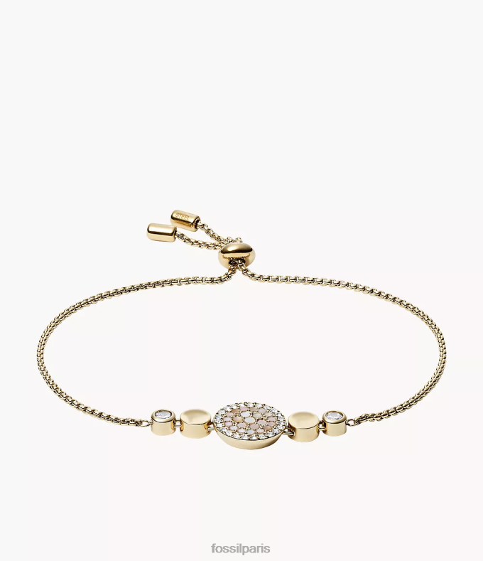 Fossil femmes nacre bracelet disque mosaïque val bijoux 0ZTD41027