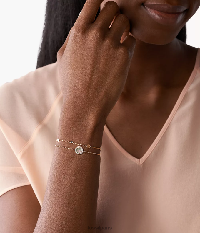 Fossil femmes nacre grise bracelet val bijoux 0ZTD41020