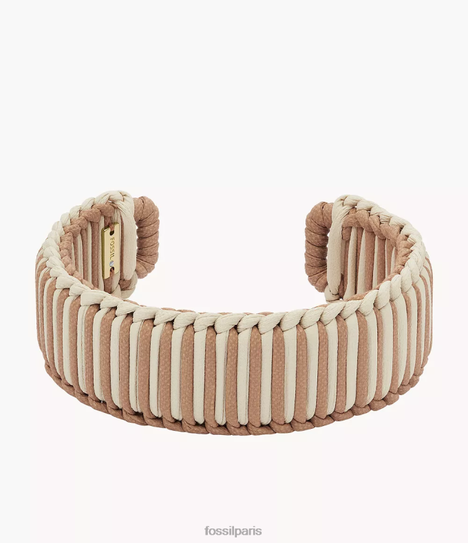 Fossil femmes ton d'or bracelet jonc en laiton manchette d'été bijoux 0ZTD41023
