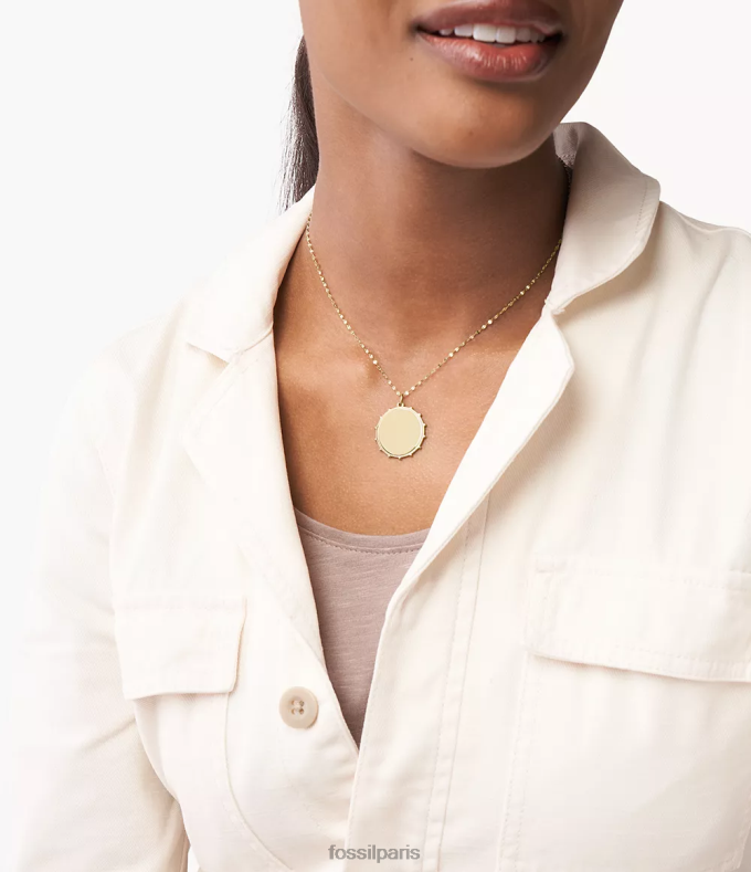 Fossil femmes ton d'or corra oh si charmant charme en acier inoxydable bijoux 0ZTD41138