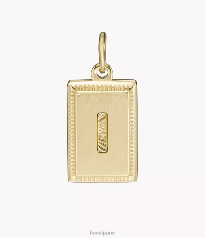 Fossil femmes ton d'or oh si charmant charme initial en acier inoxydable bijoux 0ZTD41211
