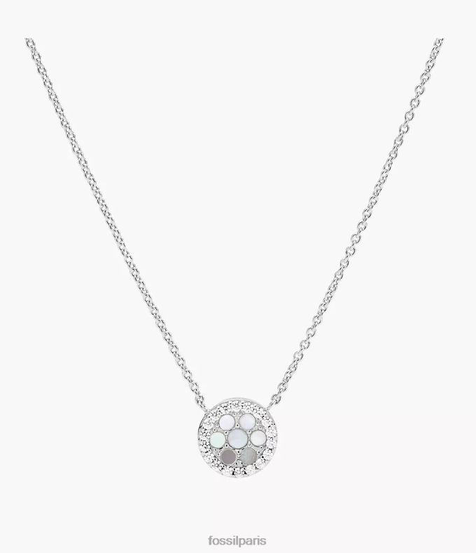 Fossil femmes nacre collier à pendentif en argent sterling elliott bijoux 0ZTD4914