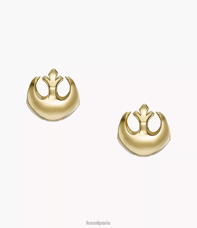 Fossil femmes ton d'or boucles d'oreilles créoles en acier inoxydable de résistance Star Wars bijoux 0ZTD41048