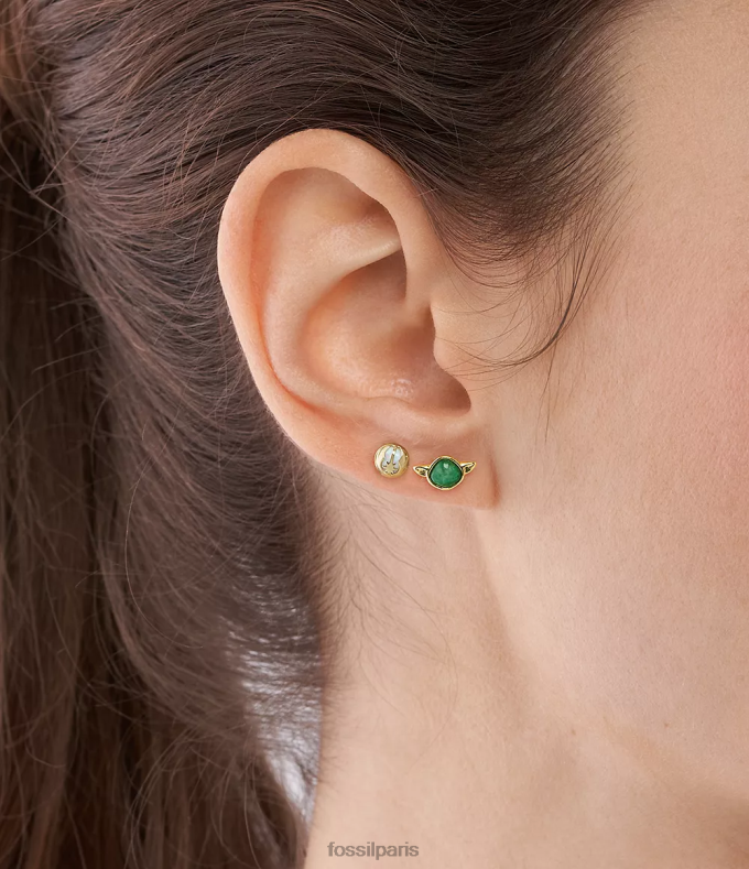 Fossil femmes or ensemble de boucles d'oreilles star wars bijoux 0ZTD41031