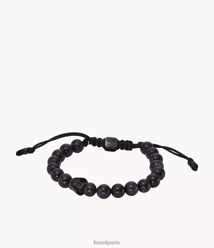 Fossil Hommes grès bleu bracelet perlé star wars dark vador bijoux 0ZTD41844