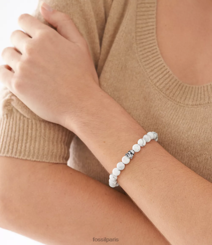 Fossil Hommes howlite bracelet perlé star wars stormtrooper bijoux 0ZTD41845