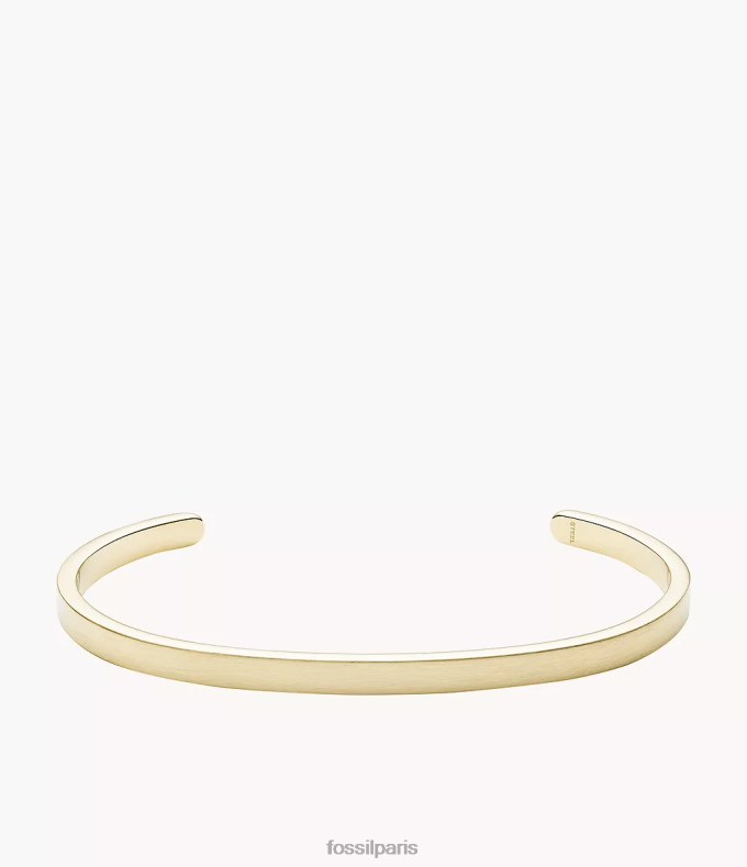 Fossil Hommes ton d'or bracelet manchette en acier inoxydable americana moderne bijoux 0ZTD41881