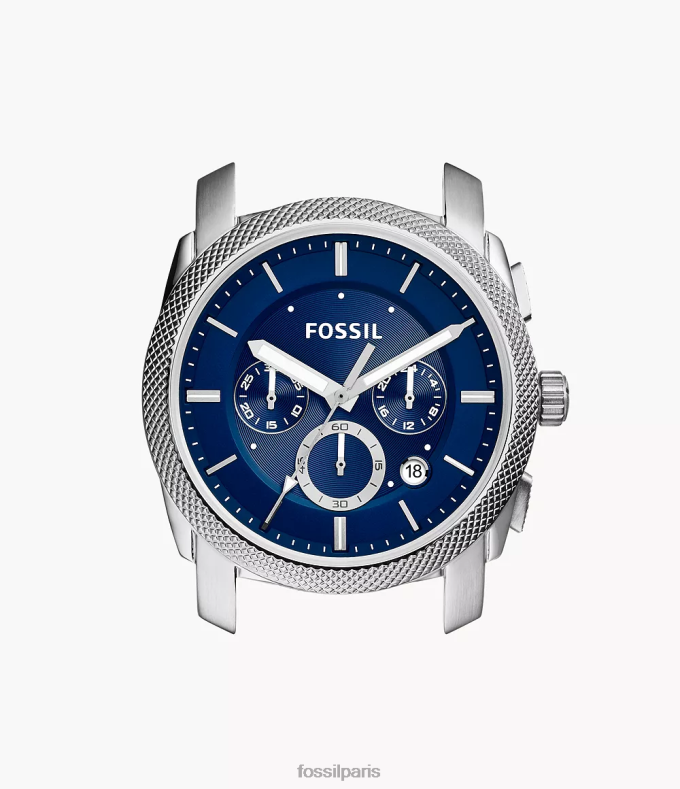 Fossil Hommes bleu boîtier en acier inoxydable chronographe machine accessoire 0ZTD42044