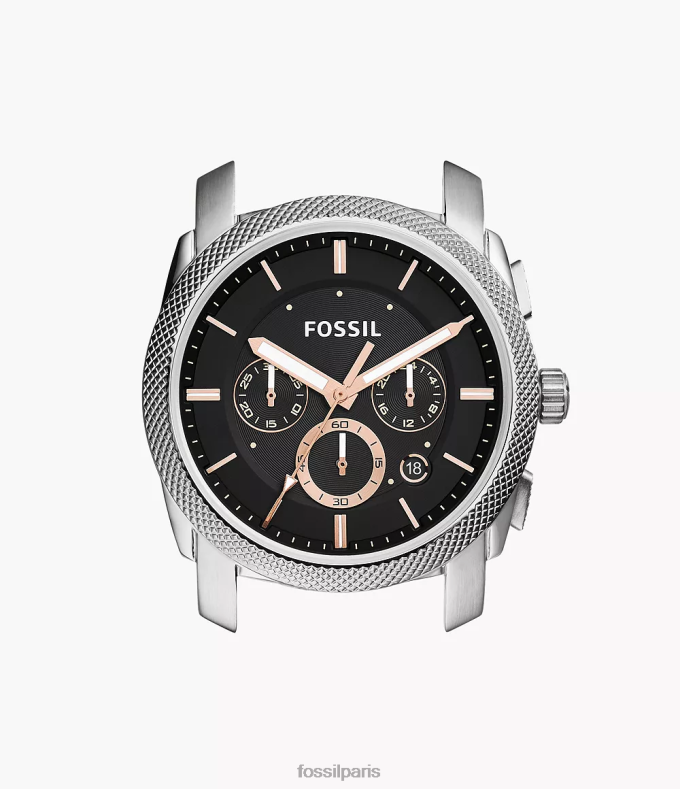 Fossil Hommes noir boîtier en acier inoxydable chronographe machine accessoire 0ZTD42042