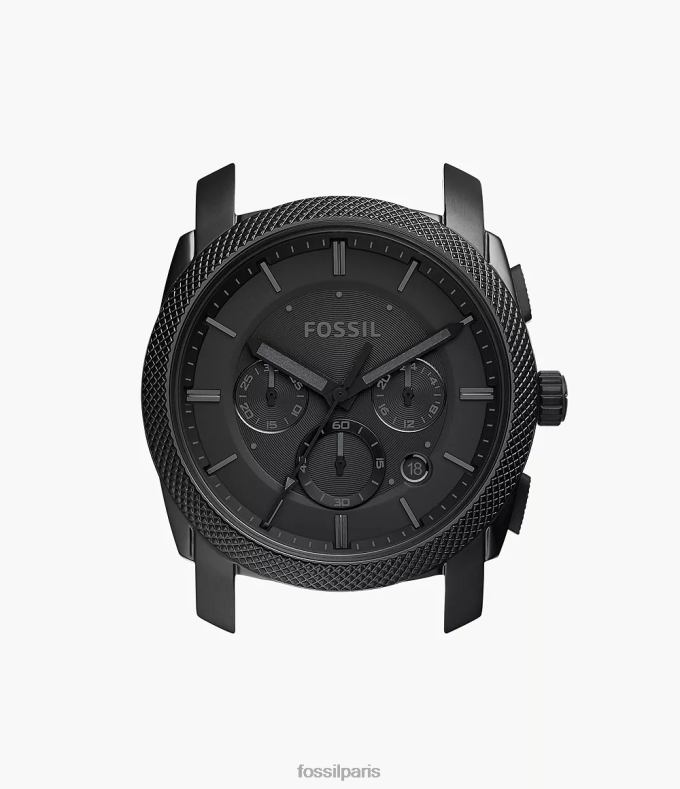 Fossil Hommes noir boîtier en acier inoxydable chronographe machine accessoire 0ZTD42069