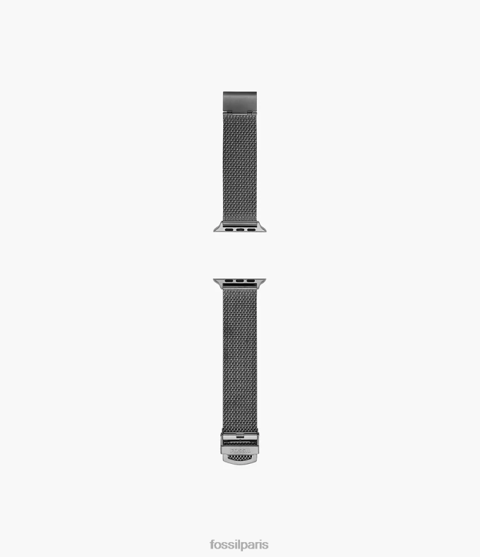Fossil Hommes fumée Bracelet en acier inoxydable 42 mm/44 mm/45 mm pour montre Apple accessoire 0ZTD41499