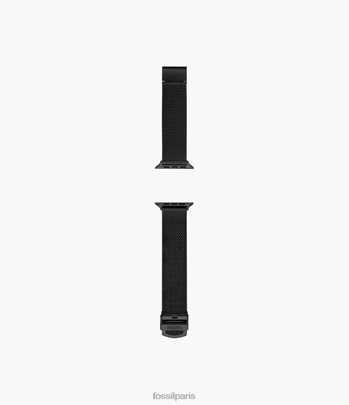 Fossil Hommes noir Bracelet en acier inoxydable 42 mm/44 mm/45 mm pour montre Apple accessoire 0ZTD41500
