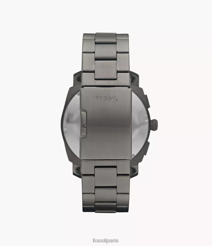 Fossil Hommes fumée montre chronographe machine en acier inoxydable montre 0ZTD41353