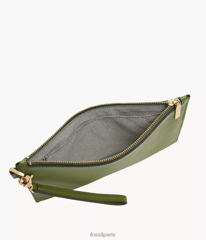 Fossil femmes vert bracelet cadeau portefeuille 0ZTD4793