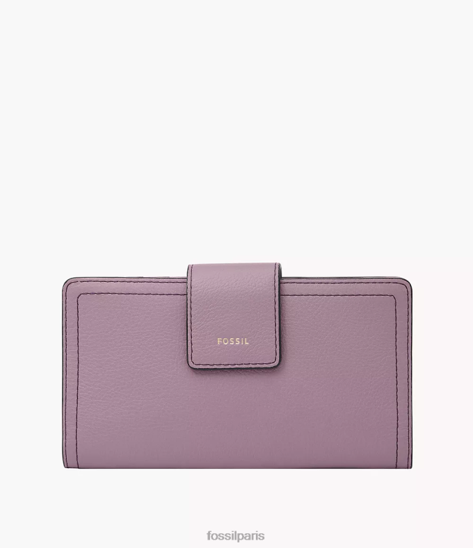 Fossil femmes violet pochette à languette logan portefeuille 0ZTD4806