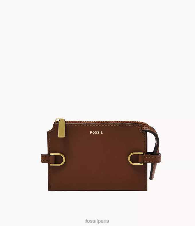 Fossil femmes brun porte-cartes en cuir kier cactus portefeuille 0ZTD4771