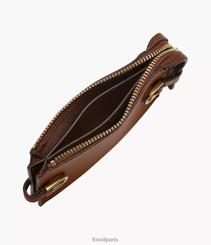 Fossil femmes brun porte-cartes en cuir kier cactus portefeuille 0ZTD4771