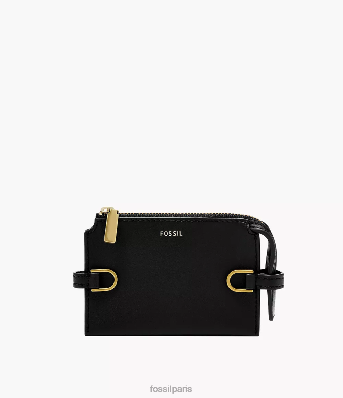 Fossil femmes noir porte-cartes en cuir kier cactus portefeuille 0ZTD4756
