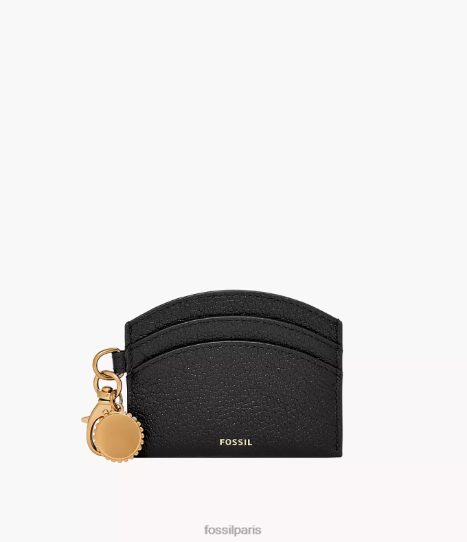 Fossil femmes noir étui à cartes Polly portefeuille 0ZTD4753