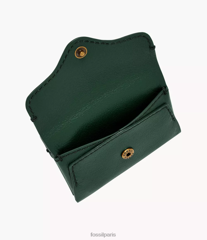 Fossil femmes vert étui à cartes du patrimoine portefeuille 0ZTD4879