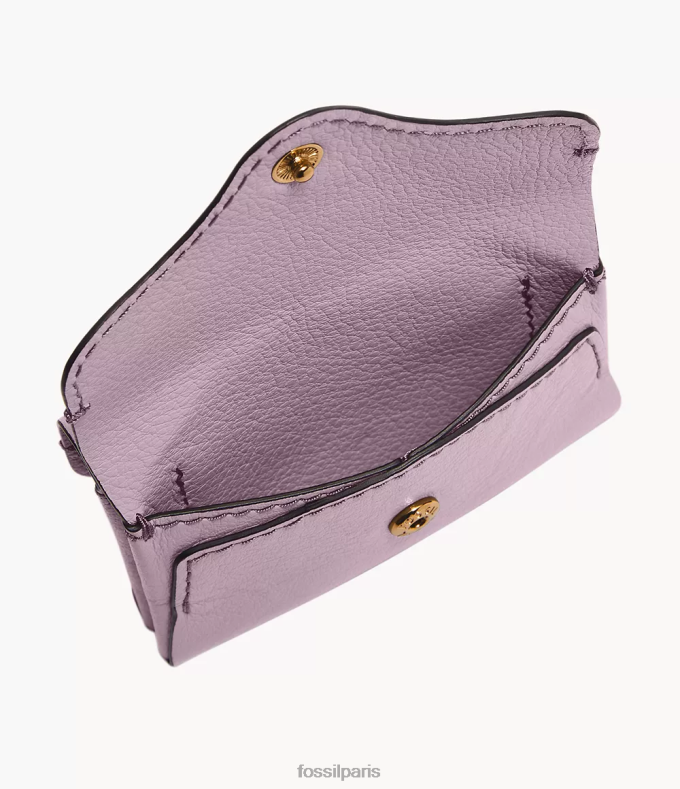 Fossil femmes violet étui à cartes du patrimoine portefeuille 0ZTD4774