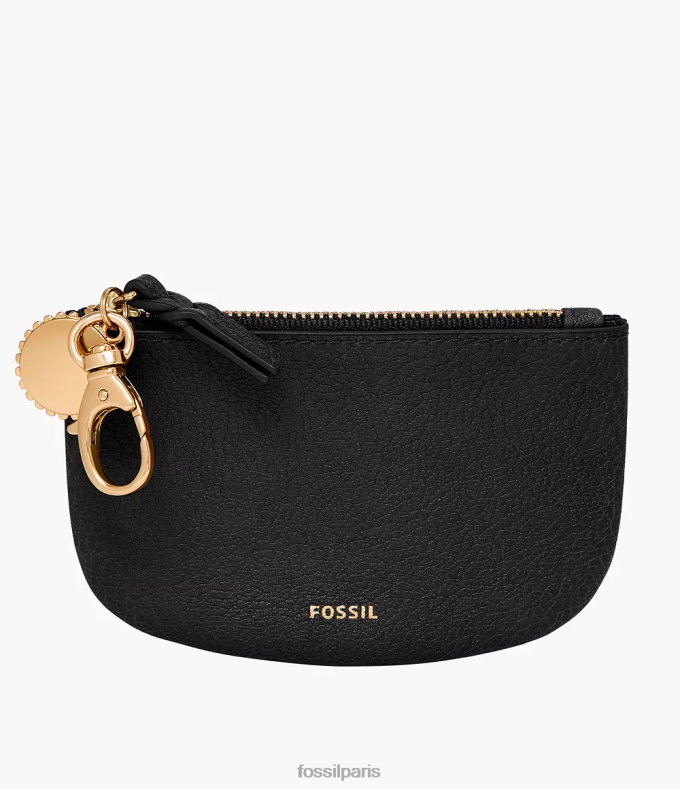 Fossil femmes noir pochette zippée Polly portefeuille 0ZTD4757