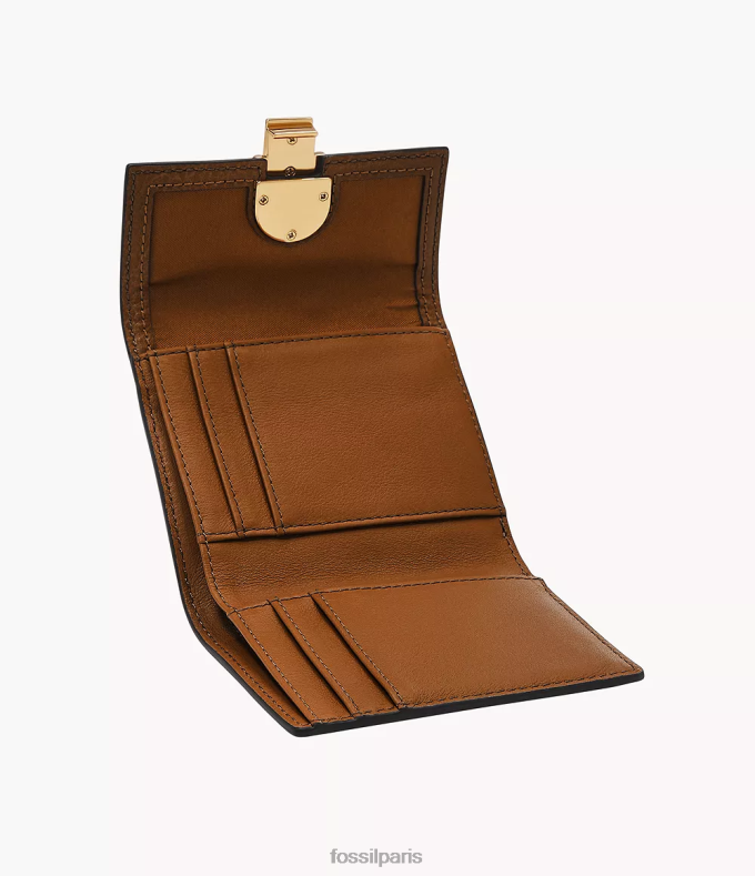 Fossil femmes brun Avondale à trois volets portefeuille 0ZTD4776