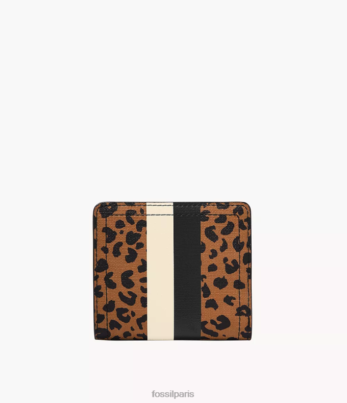Fossil femmes empreinte d'animal logan rfid petit pliable portefeuille 0ZTD4856