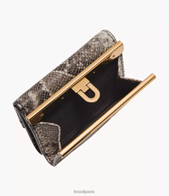 Fossil femmes imprimé serpent Penrose à trois volets portefeuille 0ZTD4781