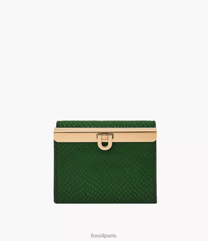 Fossil femmes vert Penrose à trois volets portefeuille 0ZTD4782