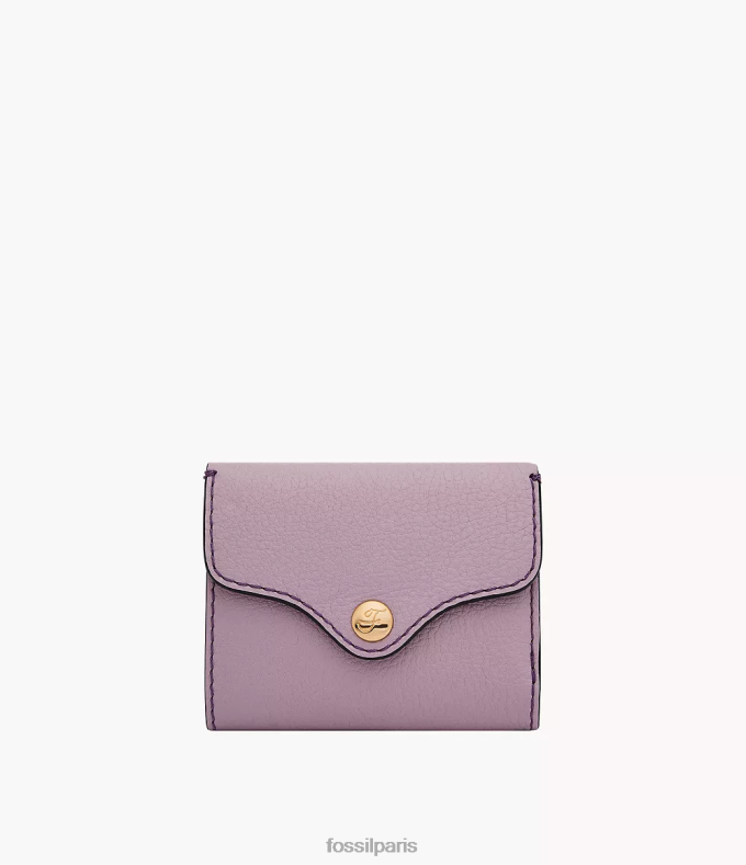 Fossil femmes violet triple patrimoine portefeuille 0ZTD4775