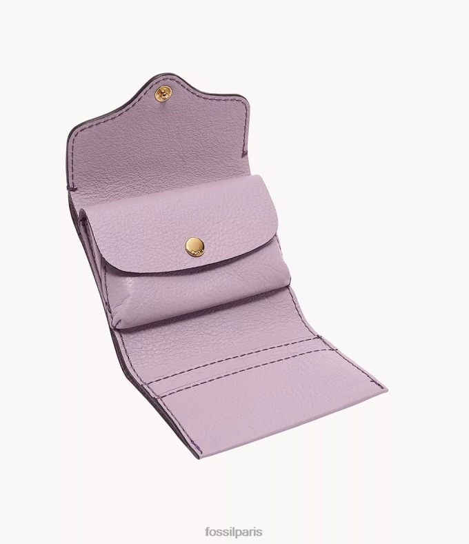 Fossil femmes violet triple patrimoine portefeuille 0ZTD4775