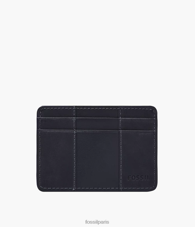 Fossil Hommes marine étui à cartes everett portefeuille 0ZTD41719