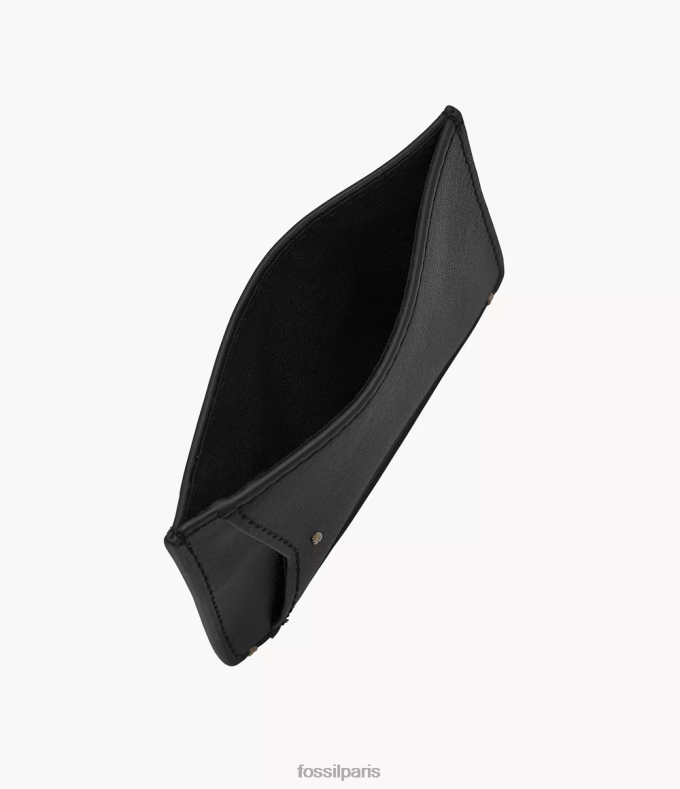 Fossil Hommes noir porte-cartes en cuir cactus Joshua portefeuille 0ZTD41740