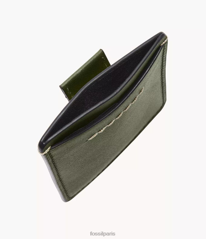 Fossil Hommes olive étui à cartes westover portefeuille 0ZTD41742