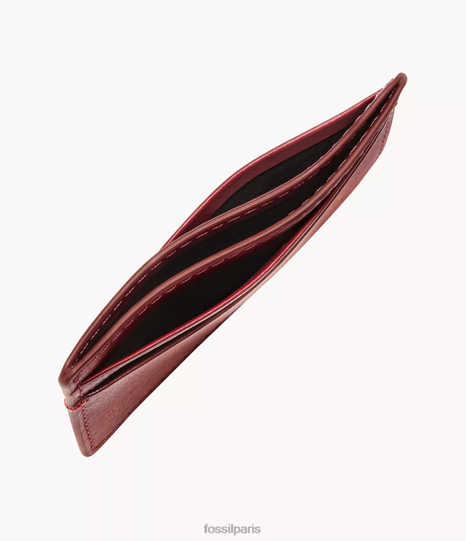 Fossil Hommes rouge étui à cartes Steven du nouvel an lunaire portefeuille 0ZTD41782