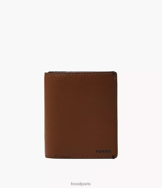 Fossil Hommes brun Portefeuille avec poche avant en cuir cactus Joshua portefeuille 0ZTD41683