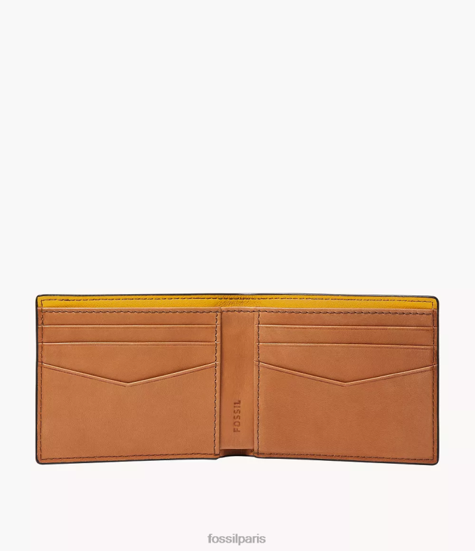 Fossil Hommes jaune Steven pliant portefeuille 0ZTD41682
