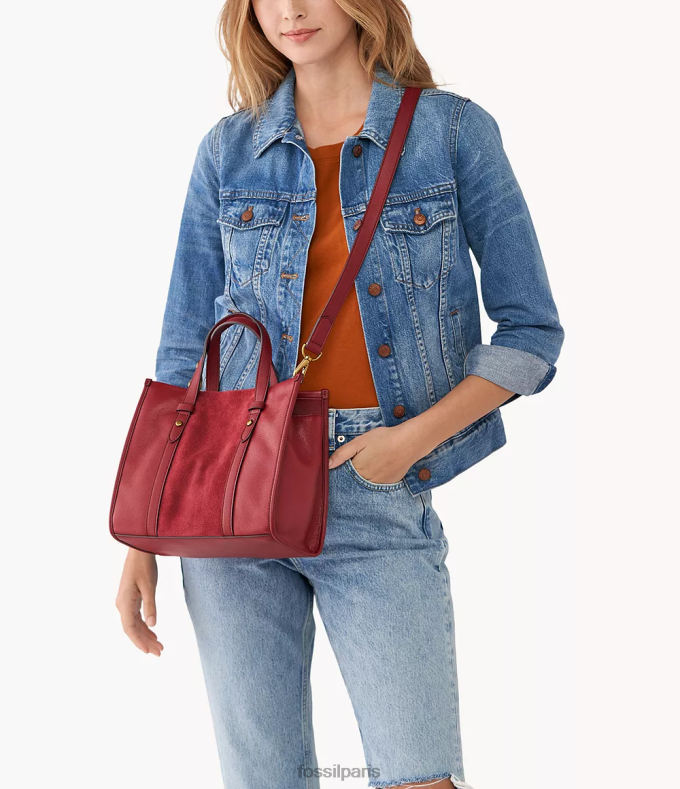 Fossil femmes rouge cartable kingston sac 0ZTD4611