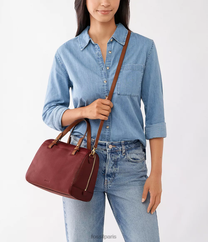 Fossil femmes rouge cartable rachel sac 0ZTD4733